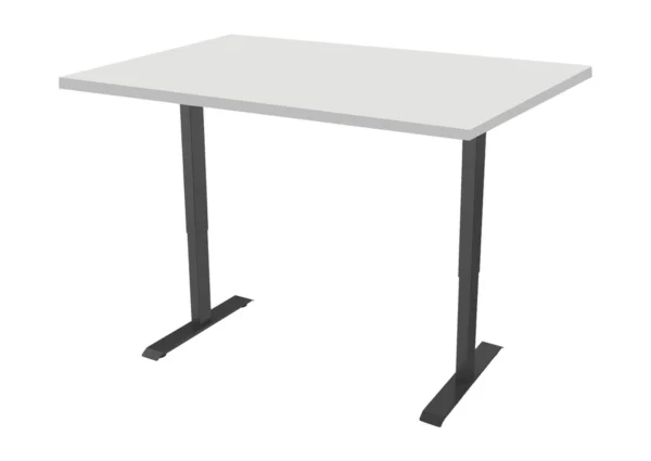 celexon ECO eAdjust-71121 electrically height-adjustable desk - black, with 125 x 75 cm table top - for ergonomic height adjustment in everyday life