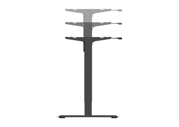 celexon ECO eAdjust-71121 electrically height-adjustable desk - black, with 125 x 75 cm table top - for ergonomic height adjustment in everyday life – Image 4