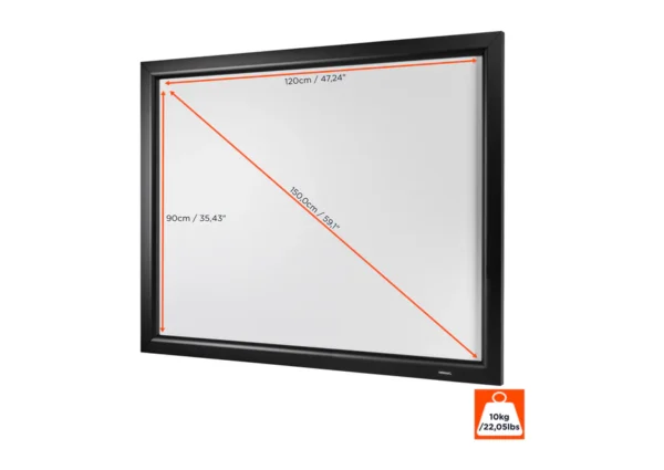 Celexon HomeCinema 120 x 90 cm frame projection screen – Image 6