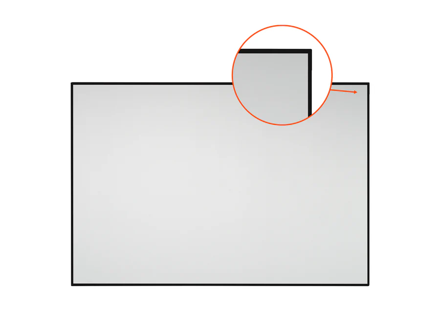 celexon HomeCinema High Contrast Frame Projection Screen 220 x 124 cm, 100" - Dynamic Slate ALR – Image 3