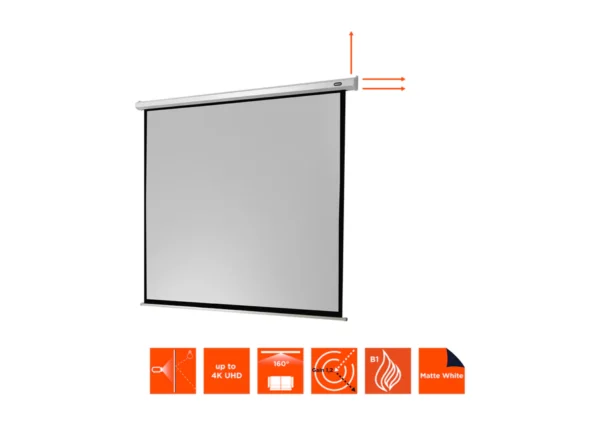 Celexon Economy 120 x 120 cm motorized projection screen – Image 7